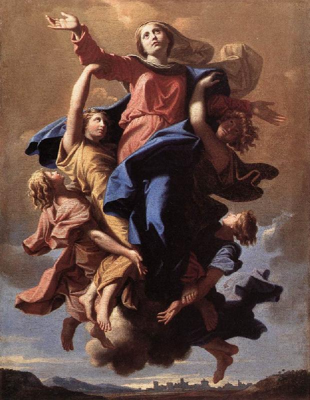 Nicolas Poussin The Assumption of the Virgin France oil painting art
